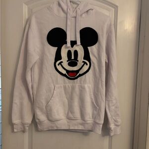 Disney White Hoodie with Mickey Mouse Graphic